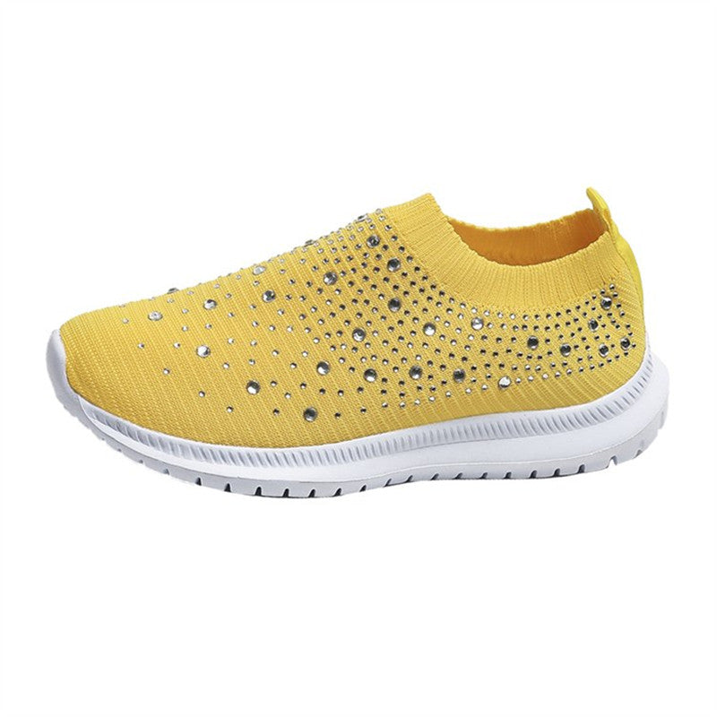 [Breathable Sneakers] Lightweight Breathable Women's Colorblock Mesh Platform Sneakers | Low Top Lace Up Shoes