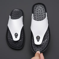 Men's Thong Sandals, Casual Lightweight Flip-flops Shoes Toe Post Sandals For Indoor Outdoor Walking, Beach Shoes For Spring And Summer