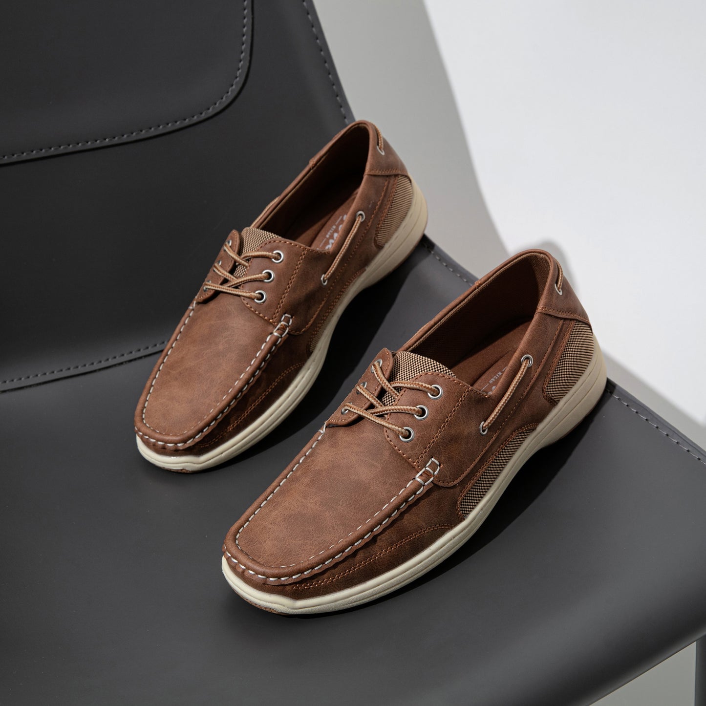 Men's Solid Colour Loafer Shoes, Comfy Non Slip Rubber Sole Casual Durable Dress Shoes, Men's Footwear