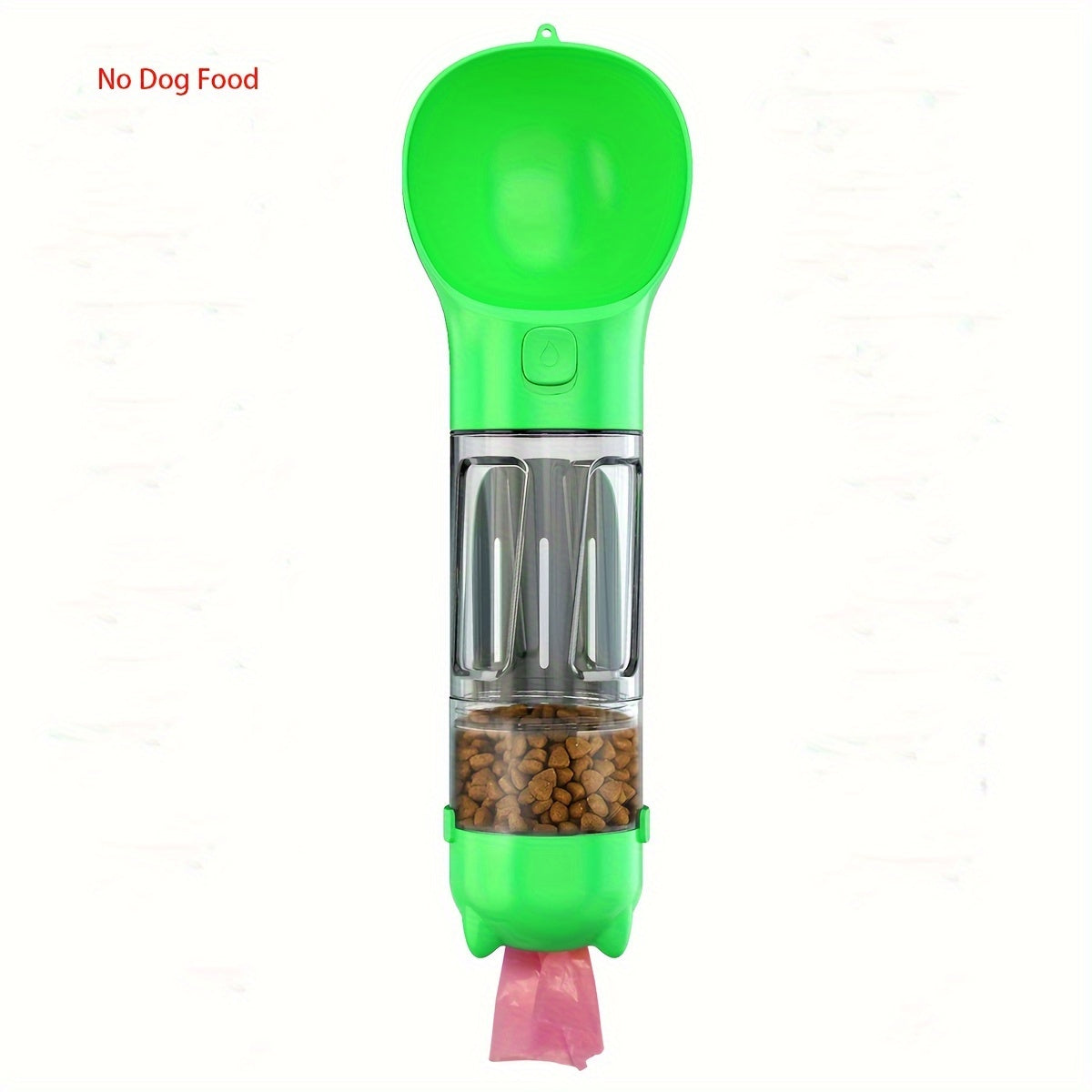 3 In 1 Portable Dog Water Bottle, Multifunctional Leak-Proof Pet Water Bottles With Food Container And Litter Shovel Design For Walking And Travel