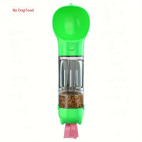 3 In 1 Portable Dog Water Bottle, Multifunctional Leak-Proof Pet Water Bottles With Food Container And Litter Shovel Design For Walking And Travel