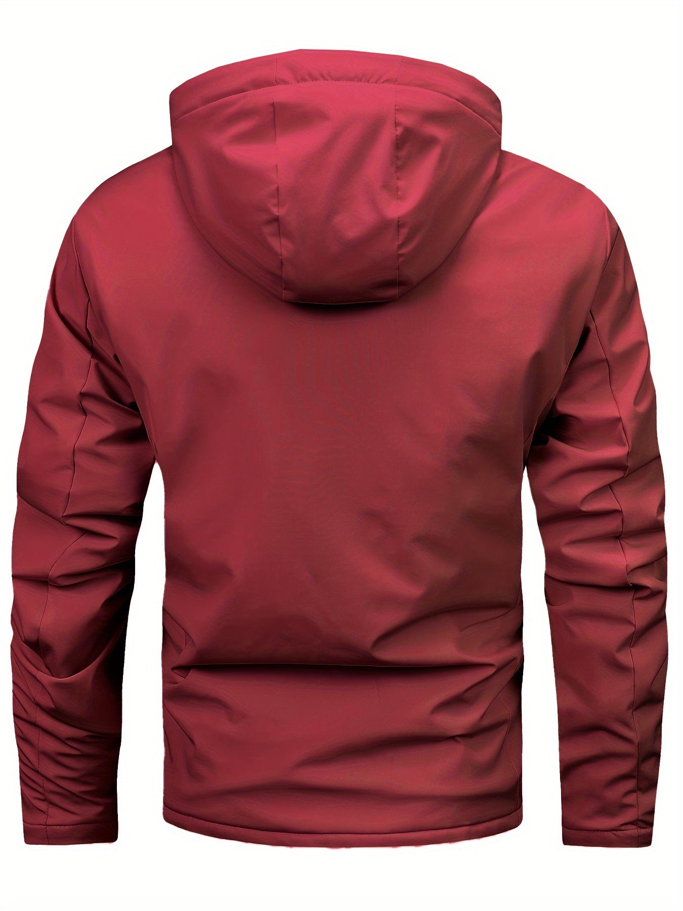 Men's Warm Fleece Casual Winter Hooded Jacket Coat For Outdoor Activities