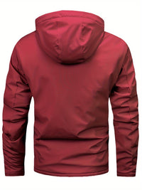 Men's Warm Fleece Casual Winter Hooded Jacket Coat For Outdoor Activities