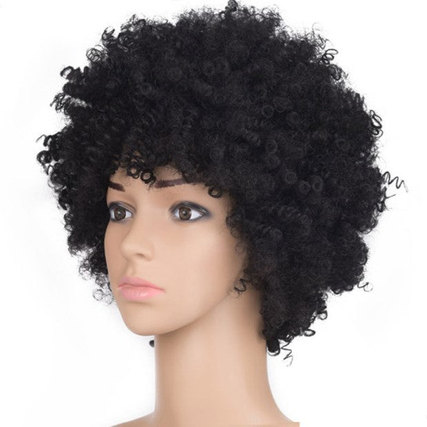 Wig Female African Wig Headgear Explosion Head