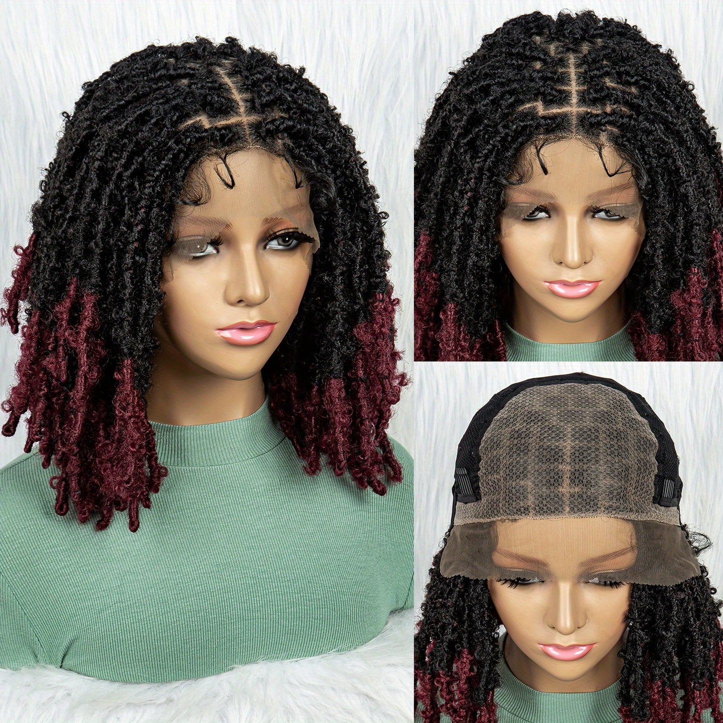Heat Resistant Butterfly Locs Crochet Wig for Women - Soft and Stylish Synthetic Hair Braids
