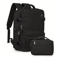 Large Capacity Multifunctional Leisure Backpack for Travel, with Dry Wet Separation Layer and Independent Shoe Compartment, and Anti-Theft Zipper Pocket, Lightweight and Portable, Suitable for Trave