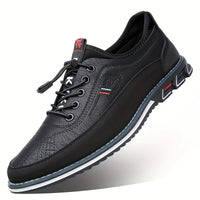 PLUS SIZE Non Slip Men's Casual Shoes With Adjustable Buckle, Comfy Soft Sole For Outdoor Activities