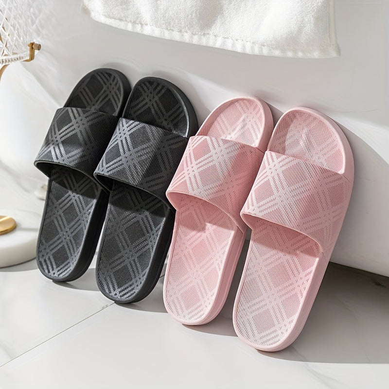 Men's Solid Color Open Toe Breathable Slippers, Comfy Non Slip Casual Durable Soft Sole Lsides, Men's Footwear