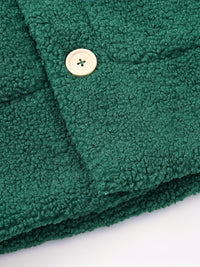 JOMAKE Girls' Winter Coat - Pastel Pink & Ombre Jacket with Button Front Closure, Soft Fleece-Lined Lapel Collar, Non-Stretchy Fabric for Everyday & Formal Events, Long Sleeve Casual Outerwear for School, Travel - Cute Korean