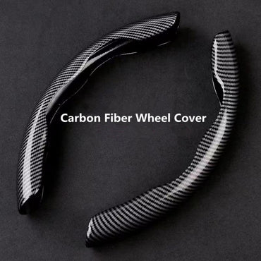 [Carbon Fiber Steering Wheel Cover] Non-Slip Carbon Fiber Steering Wheel Cover - Upgrade Your Driving Experience