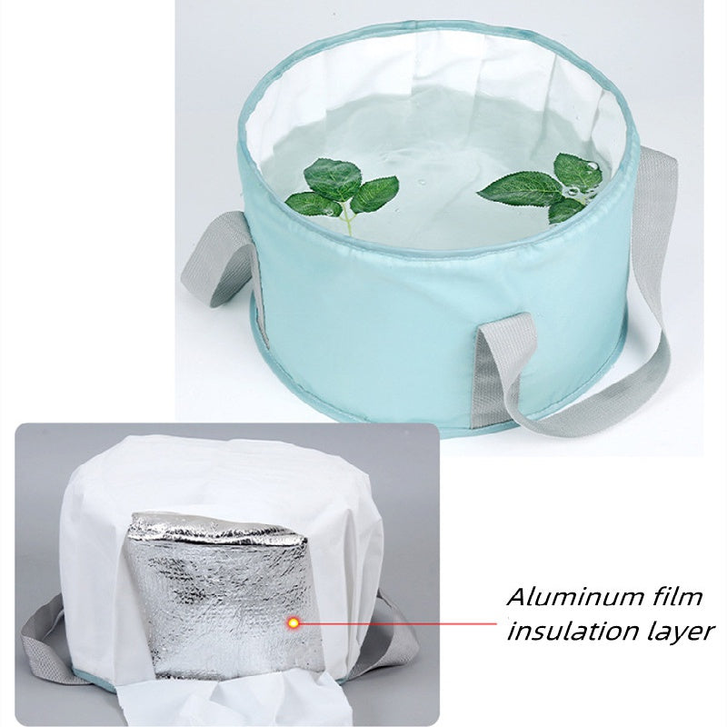 Portable Foldable Foot Soak Bath Tubs with Handles - Insulated, 5-Layer Design for Travel, Fishing, Camping & Home Spa - Unscented, No Power Needed, Travel Foot Spa|Foldable Foot Tubs|Insulated Foot Tubs