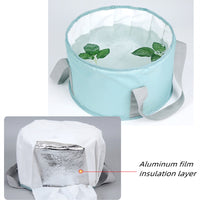 Portable Foldable Foot Soak Bath Tubs with Handles - Insulated, 5-Layer Design for Travel, Fishing, Camping & Home Spa - Unscented, No Power Needed, Travel Foot Spa|Foldable Foot Tubs|Insulated Foot Tubs