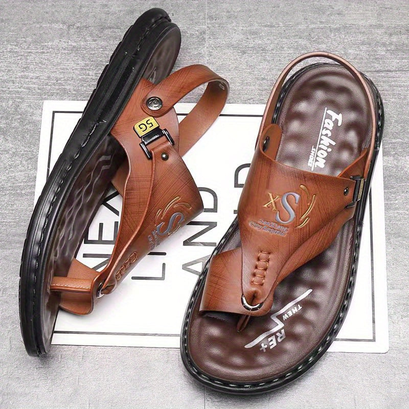 Men's Bunion Corrector Flip Flops, Quick-Drying Comfy Thong Sandals For Indoor Outdoor, Summer
