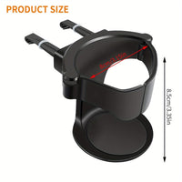 Car Air Vent Drink Cup Bottle Holder Auto Drink Rack Stand For Water Bottles & Ashtray Multifunctional Car Coffee Cup Holder