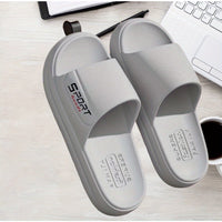 Men's Solid Color Open Toe Breathable EVA Anti Odor Slippers, Comfy Non Slip Casual Durable Slides, Men's Footwear