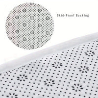 2-Piece Set Modern Simple Style Kitchen Mats, Golden Geometric Print, Non-Slip Bar and Entryway Runner, Soft Corridor Carpet, Polyester, Machine Washable
