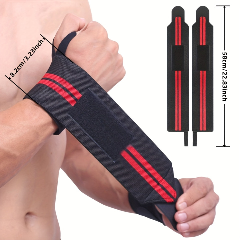 [Wrist Training Strap for Gym] 1 Pair Wrist Strap Wrist Rest Weightlifting Gym Training Professional Wrist
