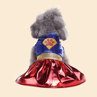 Sparkle In Style: Superhero Cosplay Pet Apparel -  For Toy Dogs, Small Dogs & Cats - Dress Up Costume - For Halloween, Parties & Photoshoots - Perfect Gift for Pet Lovers