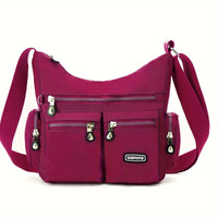 [Lightweight Square Bag] Lightweight Multi-Pocket Square Bag | Unisex Messenger Bag for Men and Women, Travel Shoulder Crossbody Bag