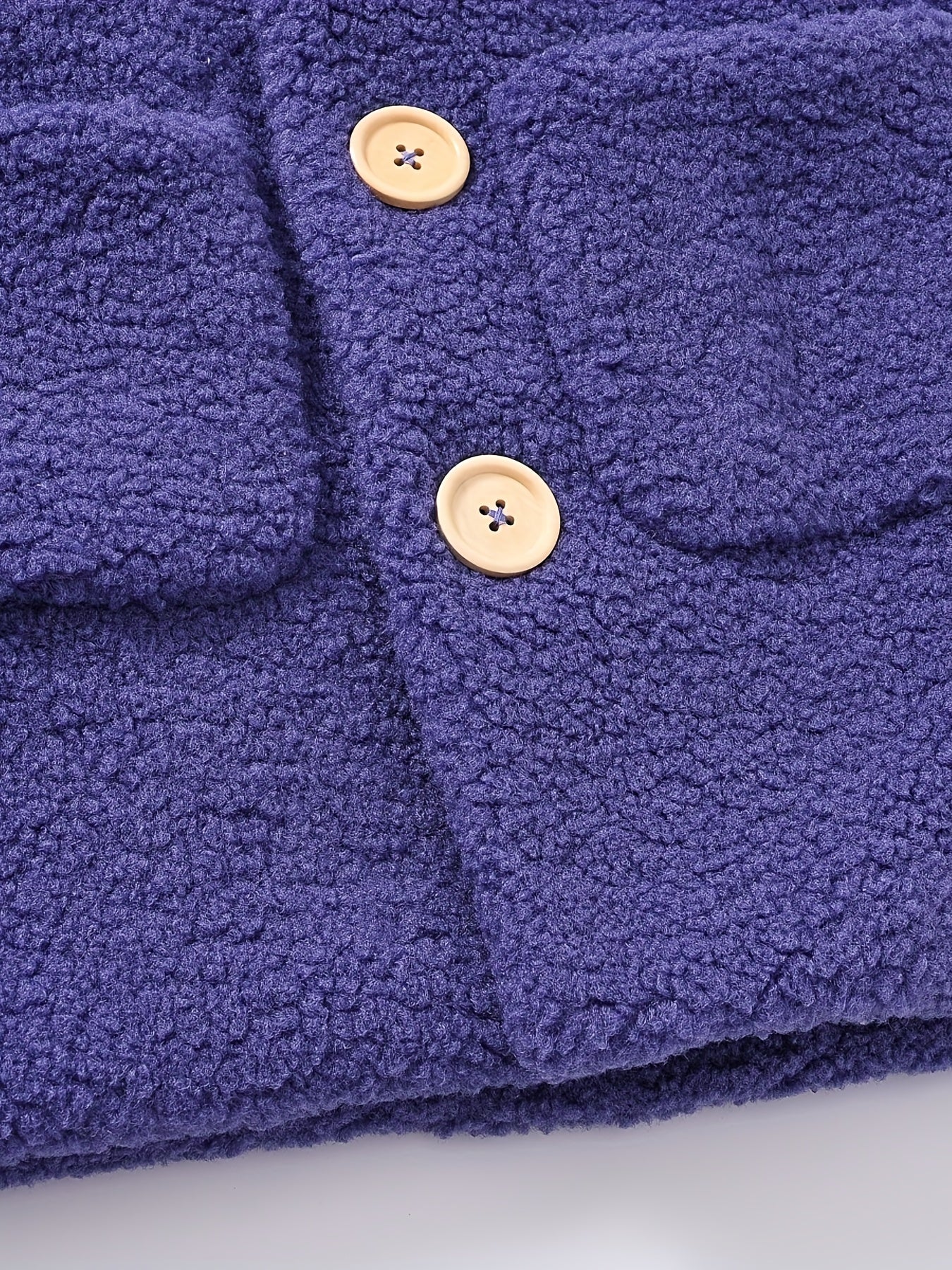 JOMAKE Girls' Winter Coat - Pastel Pink & Ombre Jacket with Button Front Closure, Soft Fleece-Lined Lapel Collar, Non-Stretchy Fabric for Everyday & Formal Events, Long Sleeve Casual Outerwear for School, Travel - Cute Korean