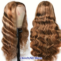 250% Density Ultra-Lush Honey Blonde Body Wave Wig - 13x6x1 T-Part Remy Human Hair with Pre-Plucked Natural Hairline & Baby Hair