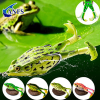 1pc ANFS Frog Leg Lure Fishing Reel - Soft Artificial Fish Bait with Multi-Color Options (Green, Brown, Black, Orange) for Bass & Panfish, Durable Plastic Design for Year-Round Fishing, Fishing Lure, Bass Fishing Lure, Realis