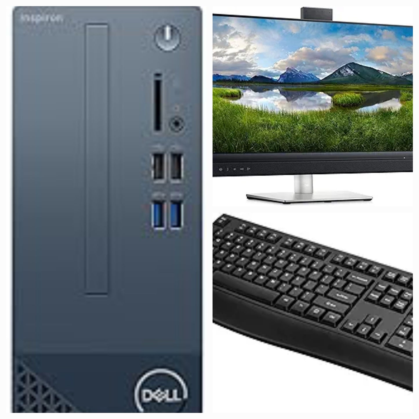 Dell Inspiron 3020S Desktop - Intel Core i5-13400, 16GB DDR4 RAM, 512GB SSD + 1TB HDD, Intel UHD 730 Graphics, Windows 11 Home,