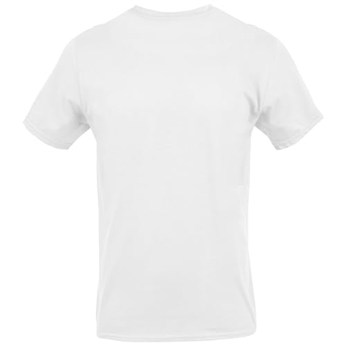 Gildan Men's Crew T-Shirts, Multipack, Style G1100, White (6-Pack)