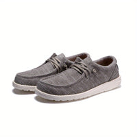 Mens Denim Loafers - Ultra-Breathable, Super Casual Slip-On Shoes for Walking, Comfortable Sneakers for Daily Wear and Outdoor Activities