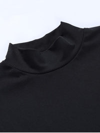 2022 New Sexy Tank Top Tie Long Dress with High Slit and Side Cutouts | High Neck Bodycon Style for Spring/Fall.