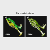 1pc ANFS Frog Leg Lure Fishing Reel - Soft Artificial Fish Bait with Multi-Color Options (Green, Brown, Black, Orange) for Bass & Panfish, Durable Plastic Design for Year-Round Fishing, Fishing Lure, Bass Fishing Lure, Realis