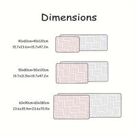 2pcs Halloween Kitchen Mats - Witch & Gothic Design, Anti-Slip, Machine Washable Polyester Rugs for Home Decor and Party