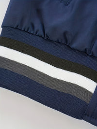 Men's Casual Baseball Jacket Coat Regular Fit College Hipster Windbreaker For Spring Autumn