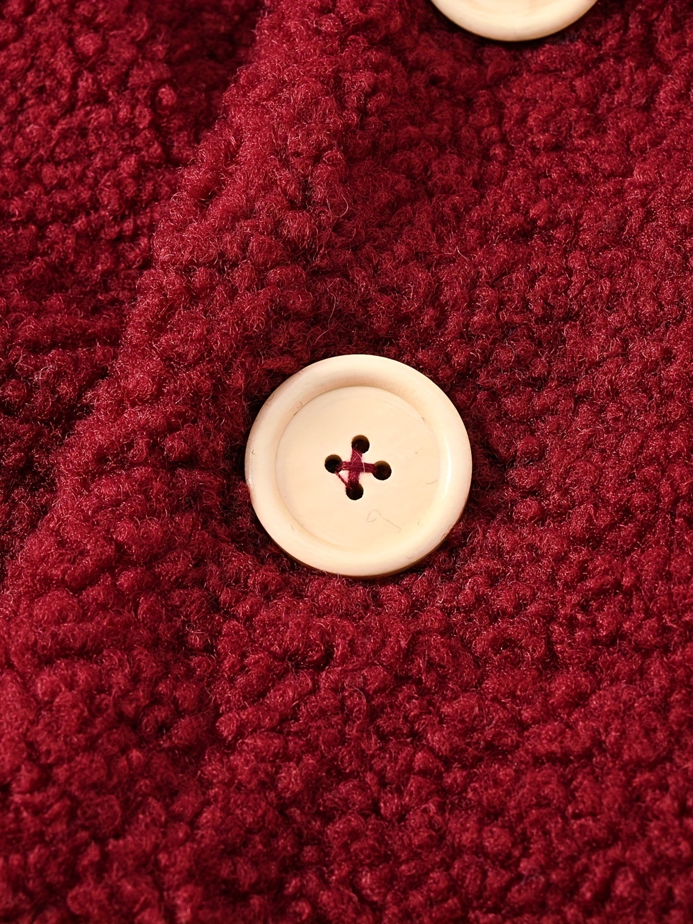 JOMAKE Girls' Winter Coat - Pastel Pink & Ombre Jacket with Button Front Closure, Soft Fleece-Lined Lapel Collar, Non-Stretchy Fabric for Everyday & Formal Events, Long Sleeve Casual Outerwear for School, Travel - Cute Korean