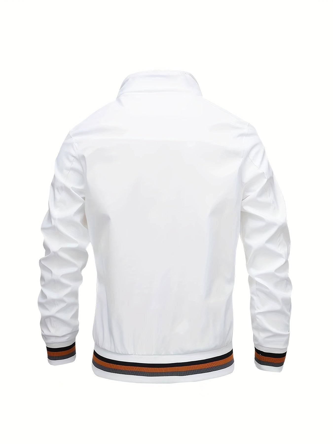 Men's Casual Baseball Jacket Coat Regular Fit College Hipster Windbreaker For Spring Autumn