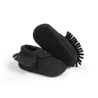 Adorable Tassel Moccasin Shoes for Baby Girls - Soft Sole, Lightweight