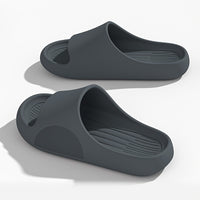 Mens Oversized Slippers - Ultra-Comfort Pillow Sole, Quik-Dry Eva, Odor-Eliminating - Versatile Beach to Home, Non-Slip Sandals