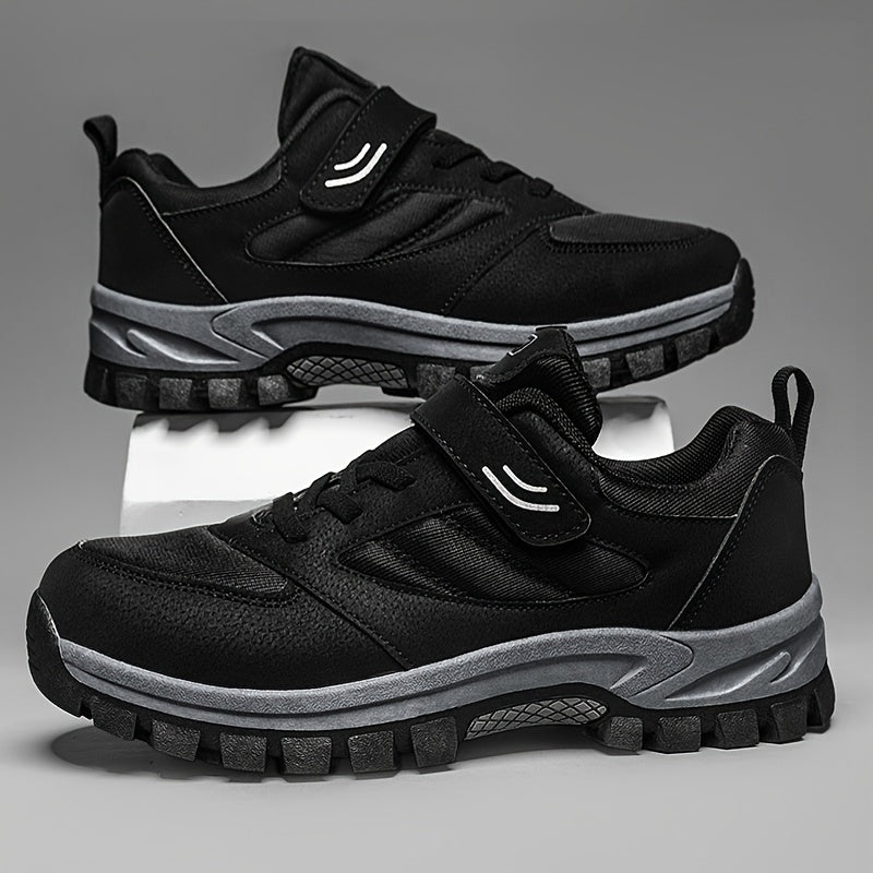 [Comfortable Casual Shoes] Breathable Men's Casual Shoes - Soft Sole, Elastic Shoelaces, Non Slip, Comfortable, Durable Walking Shoes
