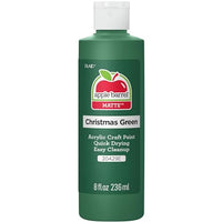Apple Barrel Acrylic Paint in Assorted Colors (8 oz), 20429 Christmas Green- (Pack of 1)