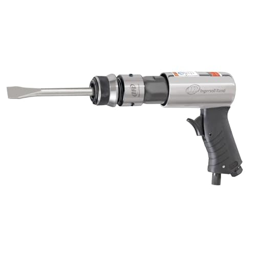 Ingersoll Rand 114GQC Air Hammer - 3 PC Chisel Set with Tapered Punch, Panel Cutter, Flat Chisel, 2-5/8 Inch stroke, 3500 BPM, Lightweight, Compact, Gray