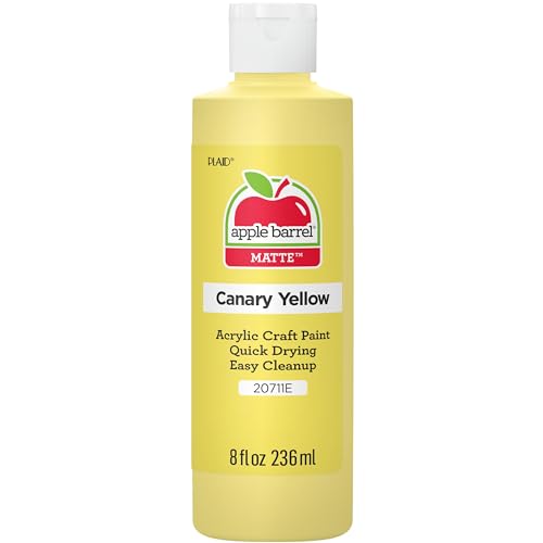 Apple Barrel Acrylic Paint in Assorted Colors (8 oz), K20711 Canary Yellow