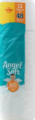 Angel Soft, Toilet Paper, 12 Mega Rolls, 12 Rolls