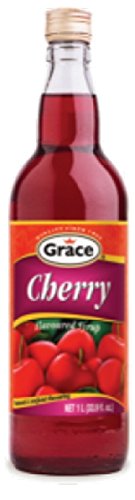 GRACE JAMAICAN CHERRY SYRUP (FLAVORED SYRUP) 25.5 OZ