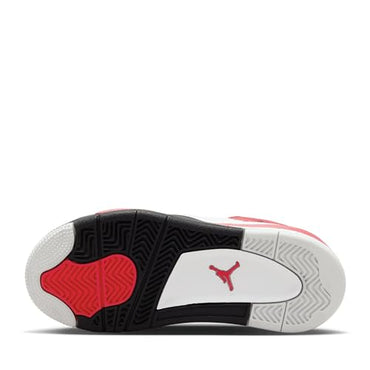 Nike Little Kid's Air Jordan 4 Retro Red Cement White/Fire Red-Black BQ7669 161 Preschool PS - Size 2.5y
