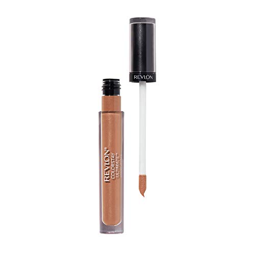 Revlon ColorStay Ultimate Liquid Lipstick, Satin-Finish Longwear Full Coverage Lip Color, Buffest Beige (002), 0.07 oz