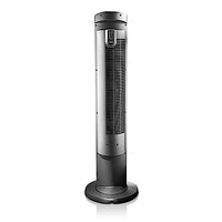 Lasko Oscillating Tower Fan, Quiet Fans with Remote, for Bedroom, Living Room, Office, Tower Fan with Remote, 3-Speed Timer, 42”, Silver T42951