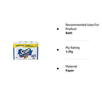 Scott 1100 Unscented Bath Tissue, 1-ply (36 Rolls)