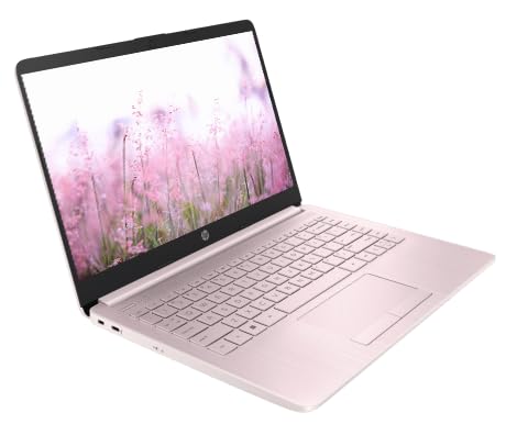 HP Portable 13.8" HD IPS Laptop, Intel Celeron N Processor Up to 2.78GHz, 4GB DDR4, 64GB SSD, HDMI, RJ45, Webcam, Bluetooth, Windows 11, Pastel Pink(Renewed)