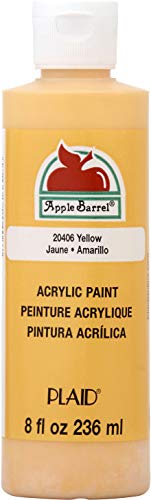 Plaid 20406 Apple Barrel 8-Ounce Acrylic Paint, Yellow