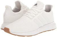 adidas Men's Swift Run Sneaker, White/White/Core Black, 11